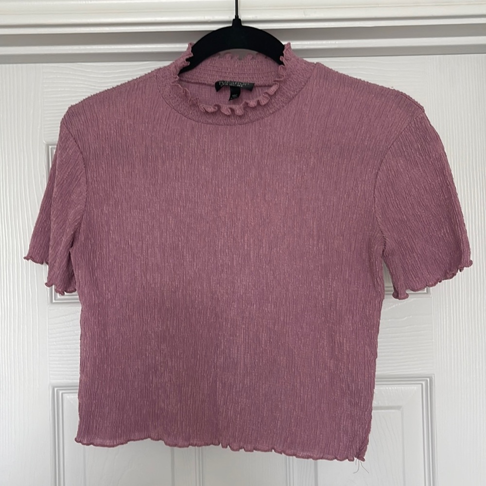 Lavender crop top